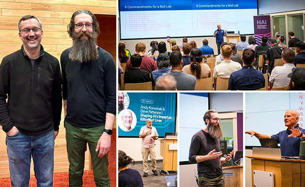 Andy Konwinski and Dave Patterson at UW-Madison and Stanford HAI Seminar